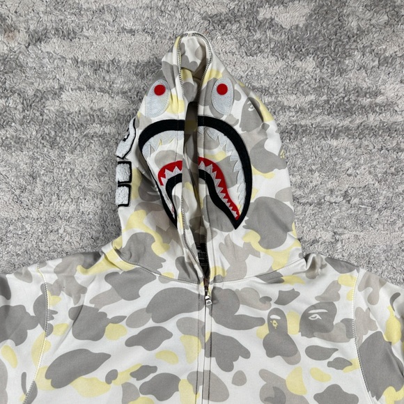 Bape Other - BAPE Color Camp Shark Full Zip Hoodie Black Size Large